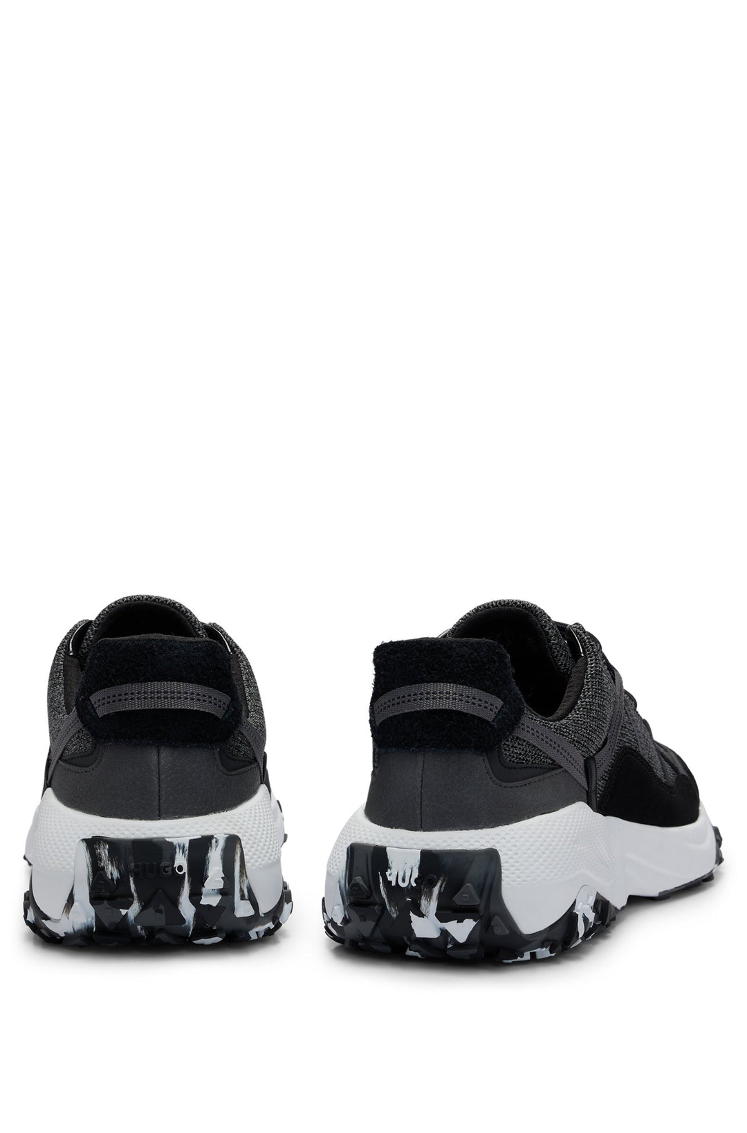 HUGO Standard Sole Sneakers in Polyester Mix - GO1ST_KNWB 10257884 01-50510383- Concorde Fashion#color_black-005