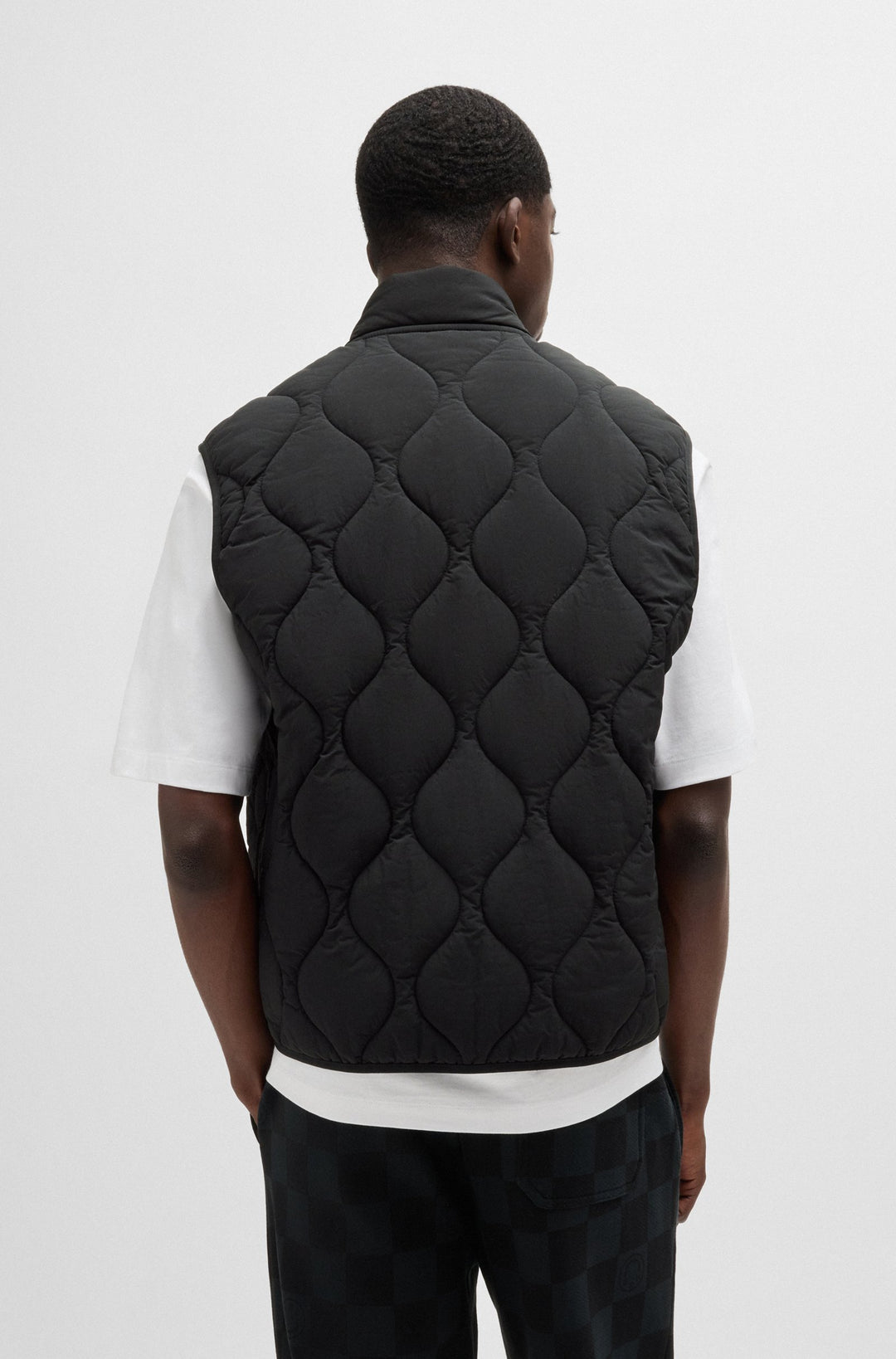 HUGO Vests Slim Fit in Nylon - BOHOTINO2421 10258050 01-50510243- Concorde Fashion#color_black-001