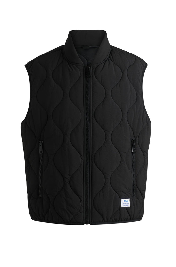 HUGO Vests Slim Fit in Nylon - BOHOTINO2421 10258050 01-50510243- Concorde Fashion#color_black-001
