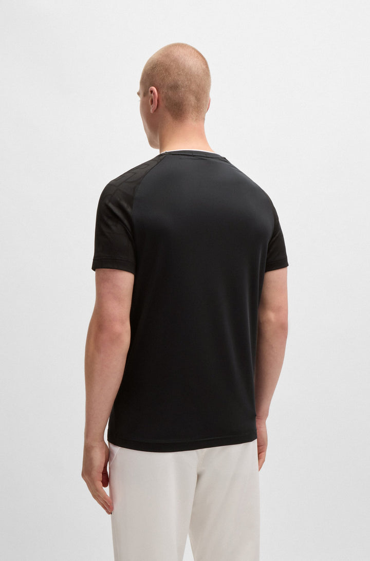 BOSS T-Shirts Slim Fit in Polyester Mix - TEE MB 3 10258089 01-50521983- Concorde Fashion#color_black-001