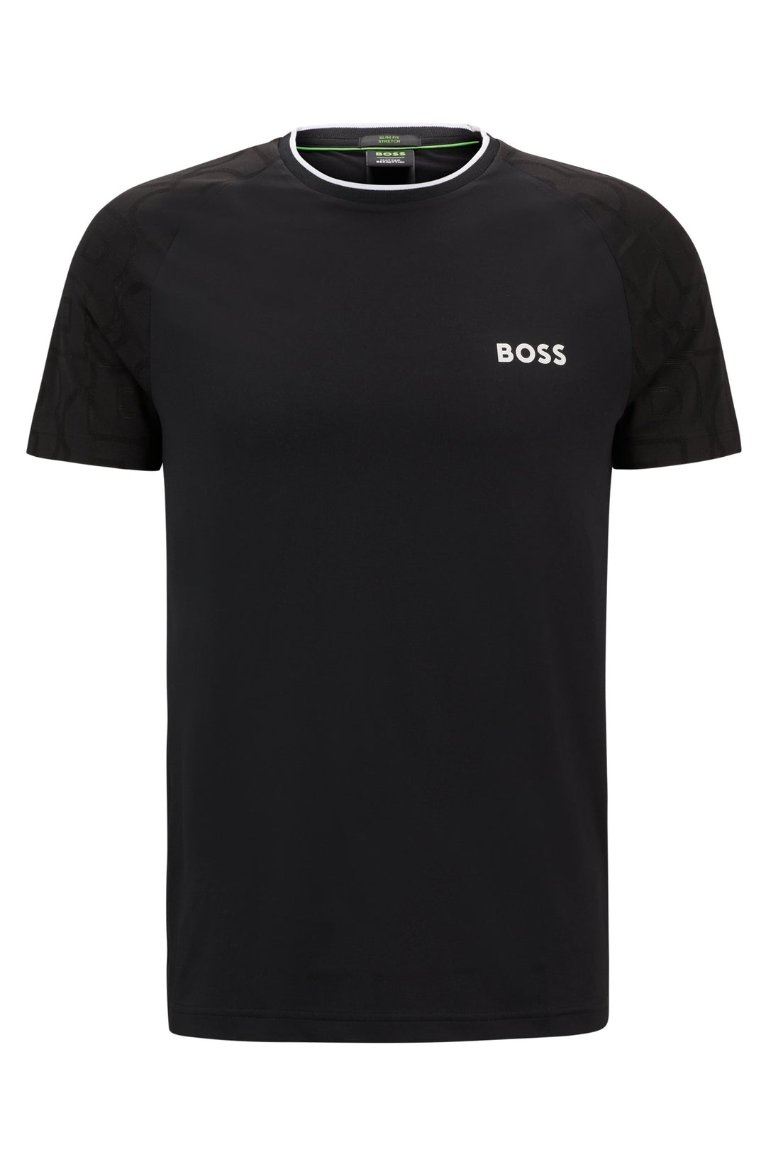 BOSS T-Shirts Slim Fit in Polyester Mix - TEE MB 3 10258089 01-50521983- Concorde Fashion#color_black-001