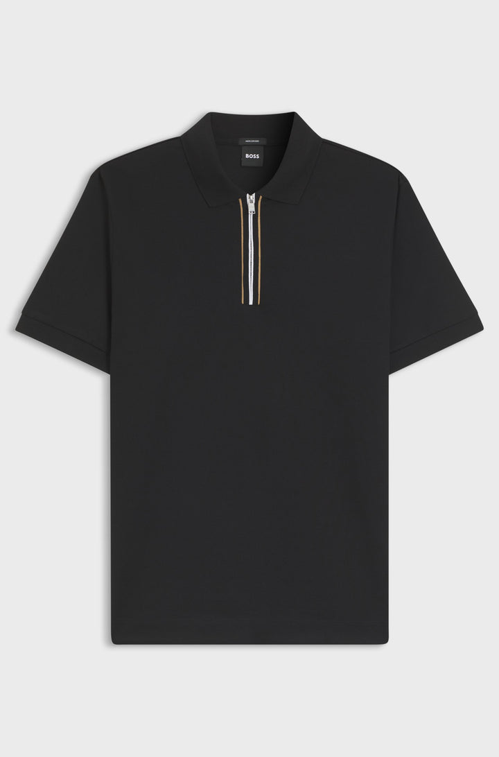 BOSS Polos Regular Fit - H-PARAS 65 50543880- Concorde Fashion#color_black-001