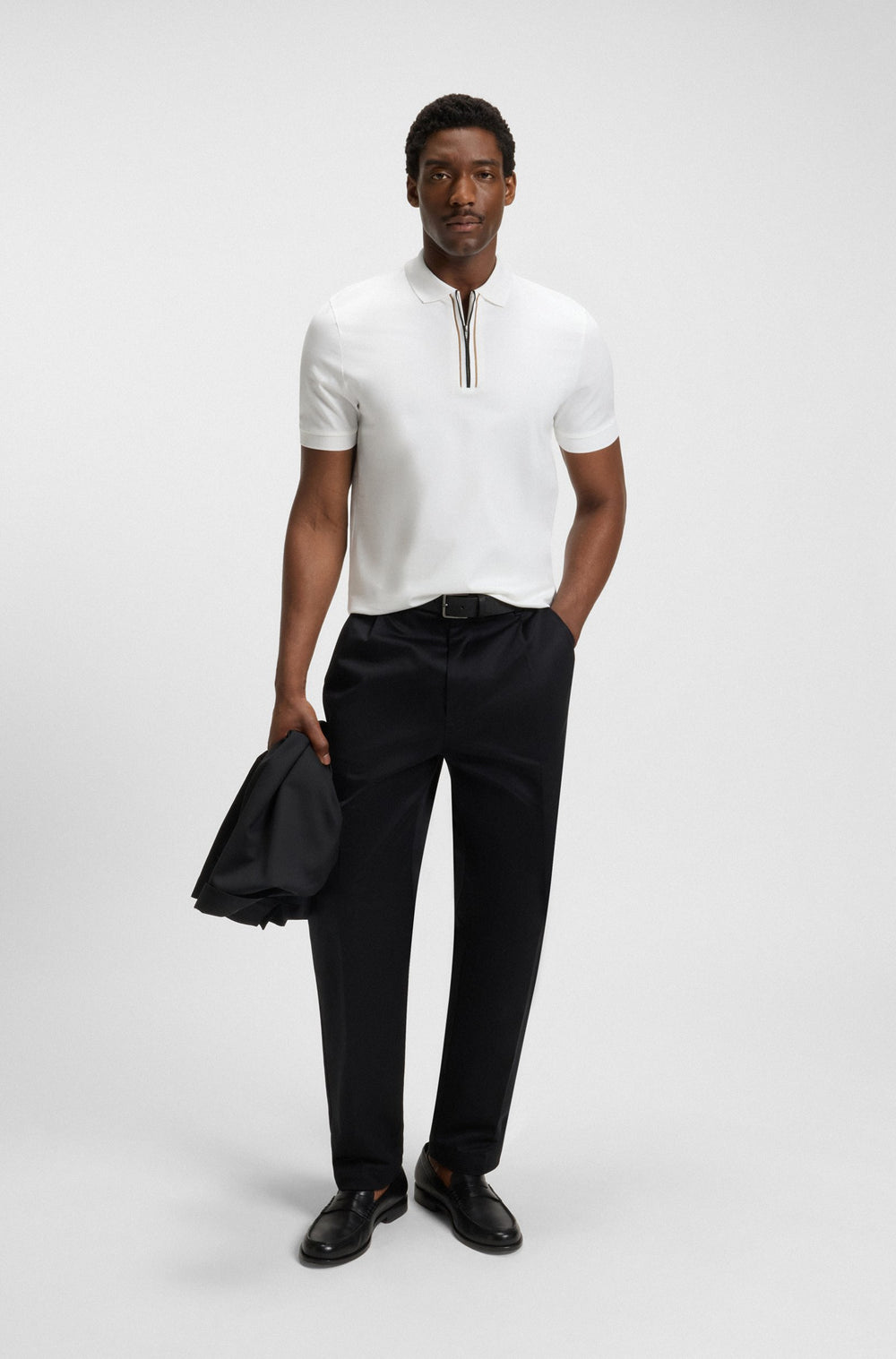 BOSS Polos Regular Fit - H-PARAS 65 50543880- Concorde Fashion#color_white-100