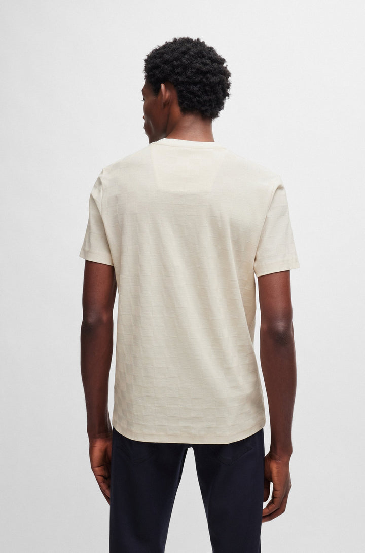 BOSS Regular Fit T-Shirts in Cotton - THOMPSON 280_PS 10258152 01-50507786- Concorde Fashion#color_white-131