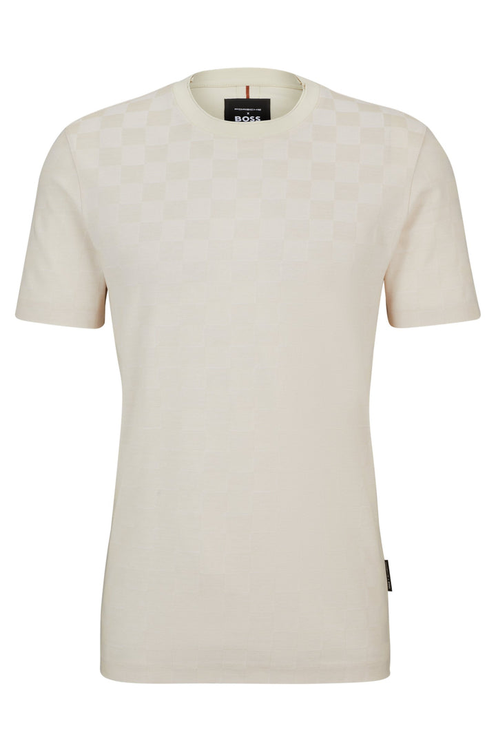 BOSS Regular Fit T-Shirts in Cotton - THOMPSON 280_PS 10258152 01-50507786- Concorde Fashion#color_white-131