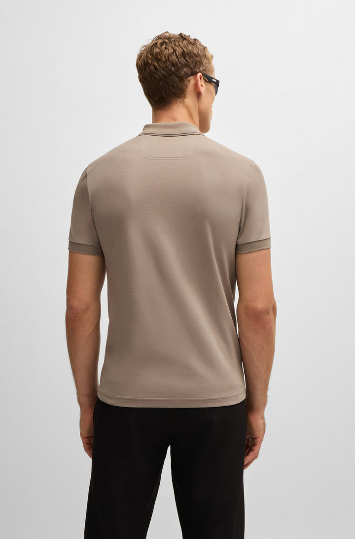 BOSS Polos Slim Fit in Cotton - PAULE 4 10258215 01-50506195- Concorde Fashion#color_green-334