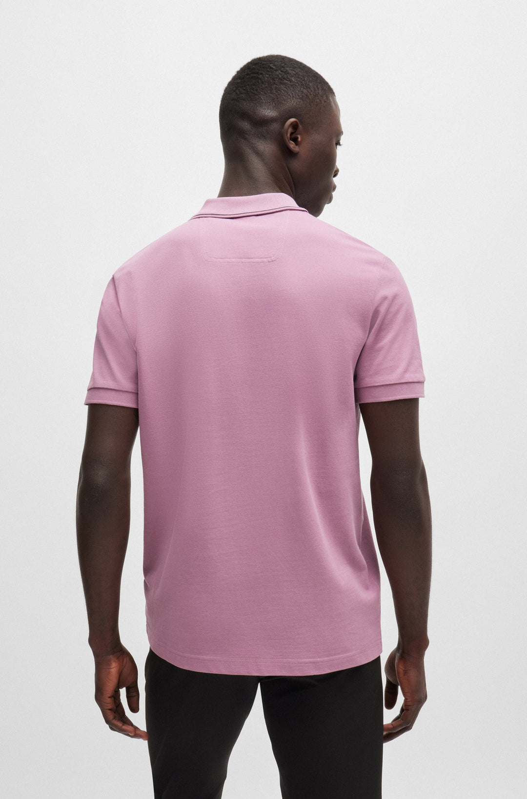 BOSS Polos Slim Fit in Cotton - PAULE 4 10258215 01-50506195- Concorde Fashion#color_purple-531