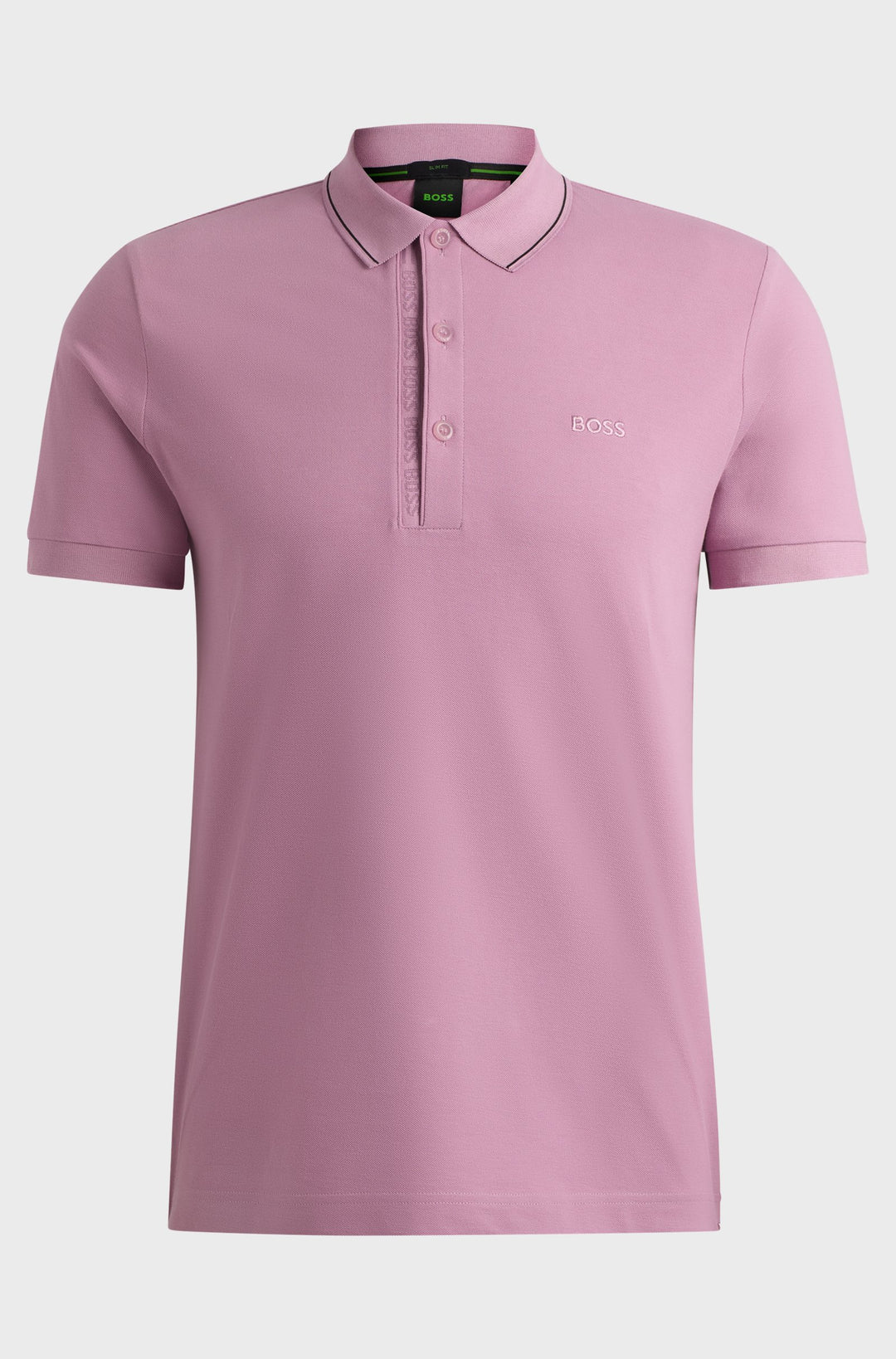 BOSS Polos Slim Fit in Cotton - PAULE 4 10258215 01-50506195- Concorde Fashion#color_purple-531