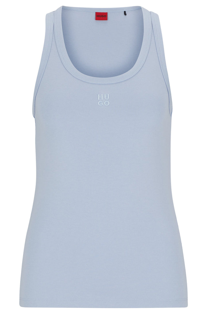 HUGO Slim Fit T-Shirts in Cotton Mix - DATAMIA 10258222 01-50514489- Concorde Fashion#color_purple-527
