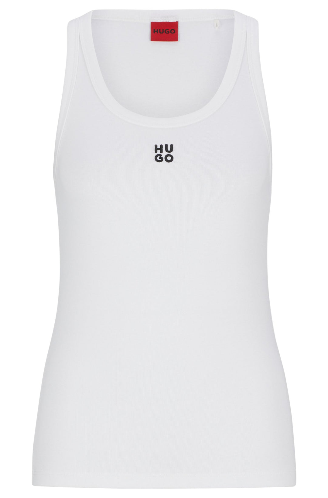 HUGO Slim Fit T-Shirts in Cotton Mix - DATAMIA 10258222 01-50514489- Concorde Fashion#color_white-100