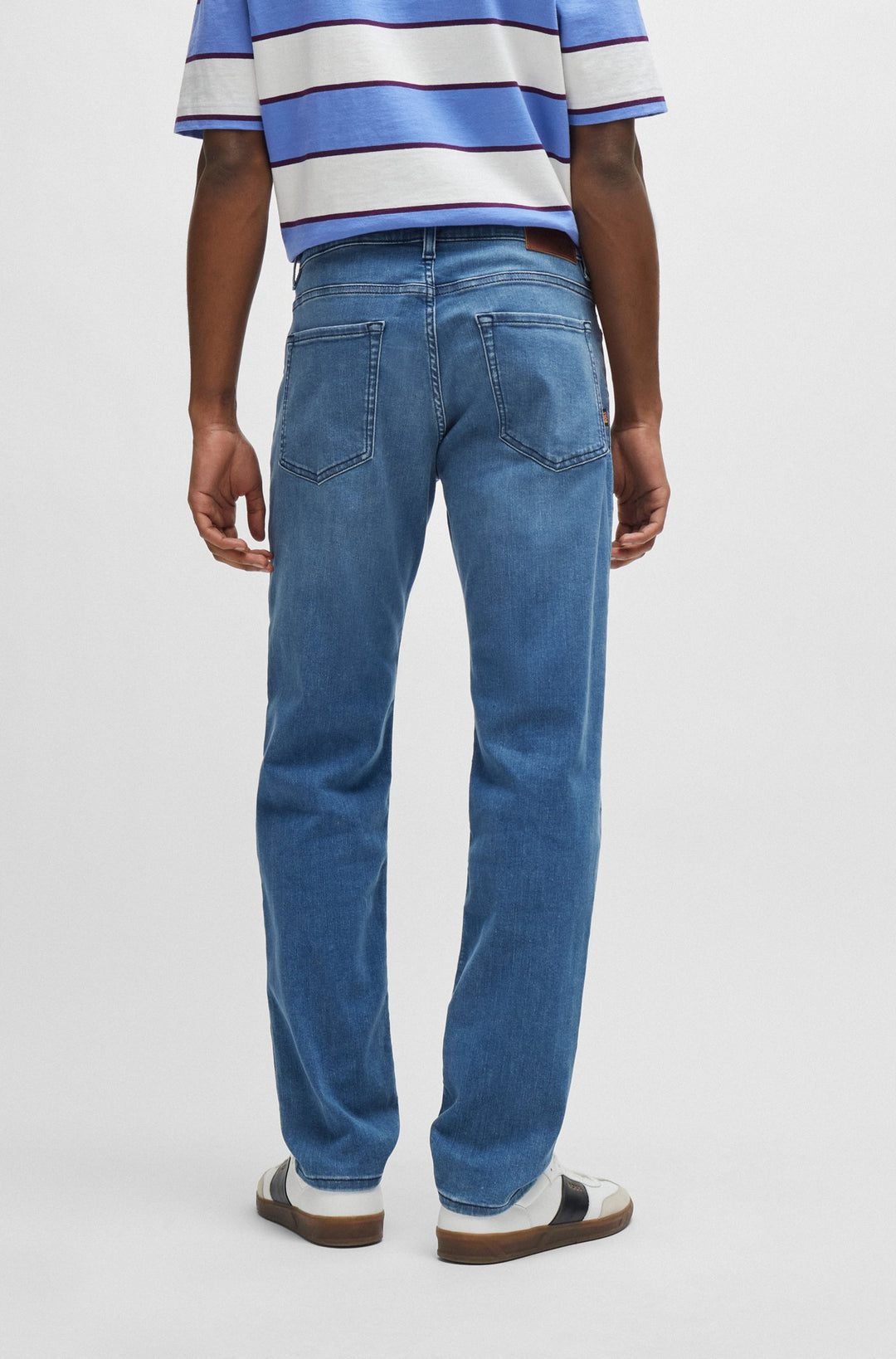 BOSS Regular Fit Jeans in Cotton Mix - RE.MAINE BC 10258232 01-50513505- Concorde Fashion#color_blue-443