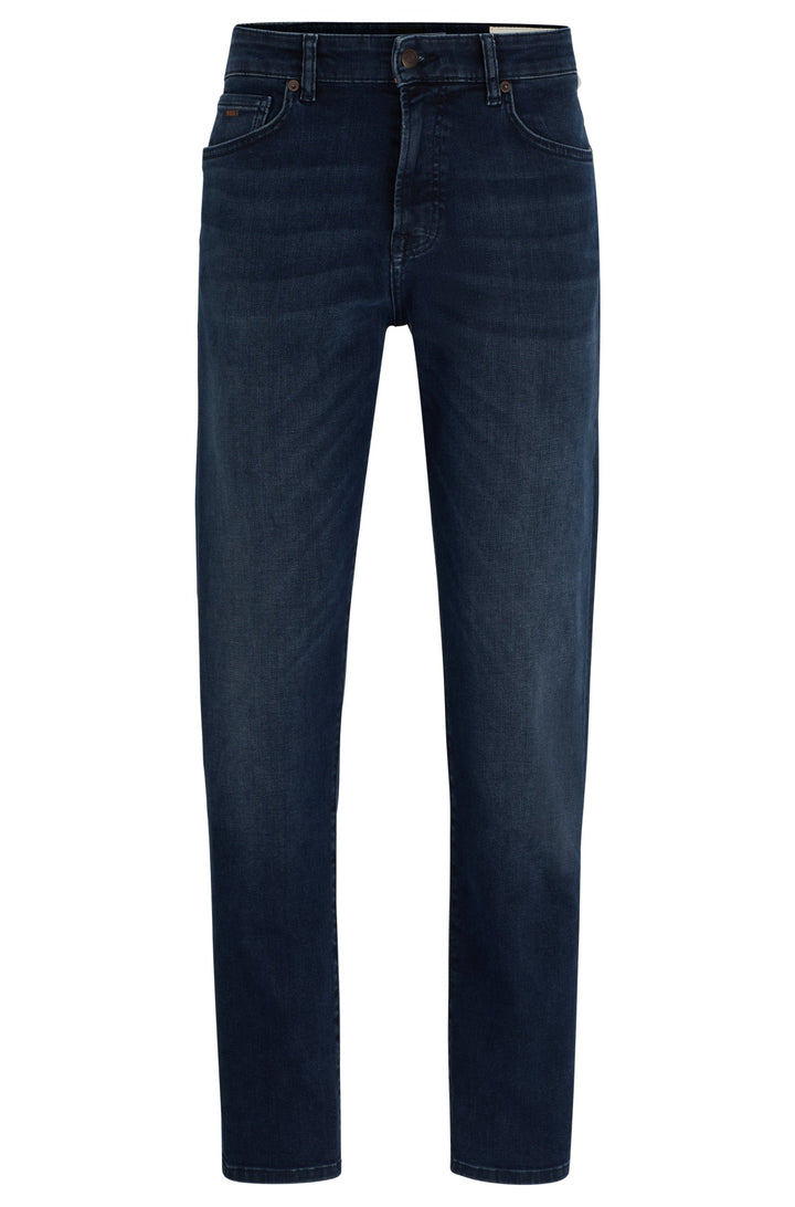 BOSS Regular Fit Jeans in Cotton Mix - RE.MAINE BC 10258236 01-50513808- Concorde Fashion#color_navy-411
