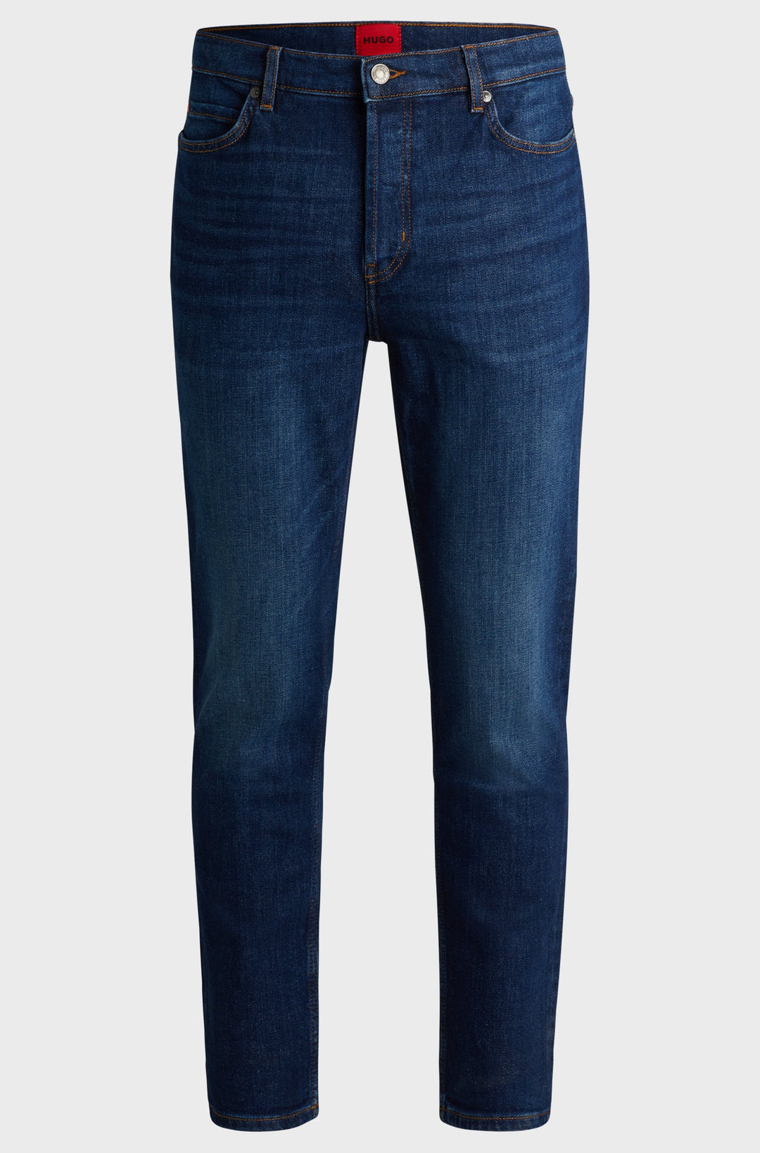 HUGO Jeans Tapered Fit in Cotton Mix - HUGO 634 10258290 03-50517544- Concorde Fashion#color_navy-409