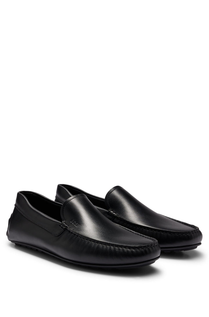 BOSS Standard Sole Formal Shoes in Leather - NOEL_MOCC_LTPL 10258293 01-50517134- Concorde Fashion#color_black-001