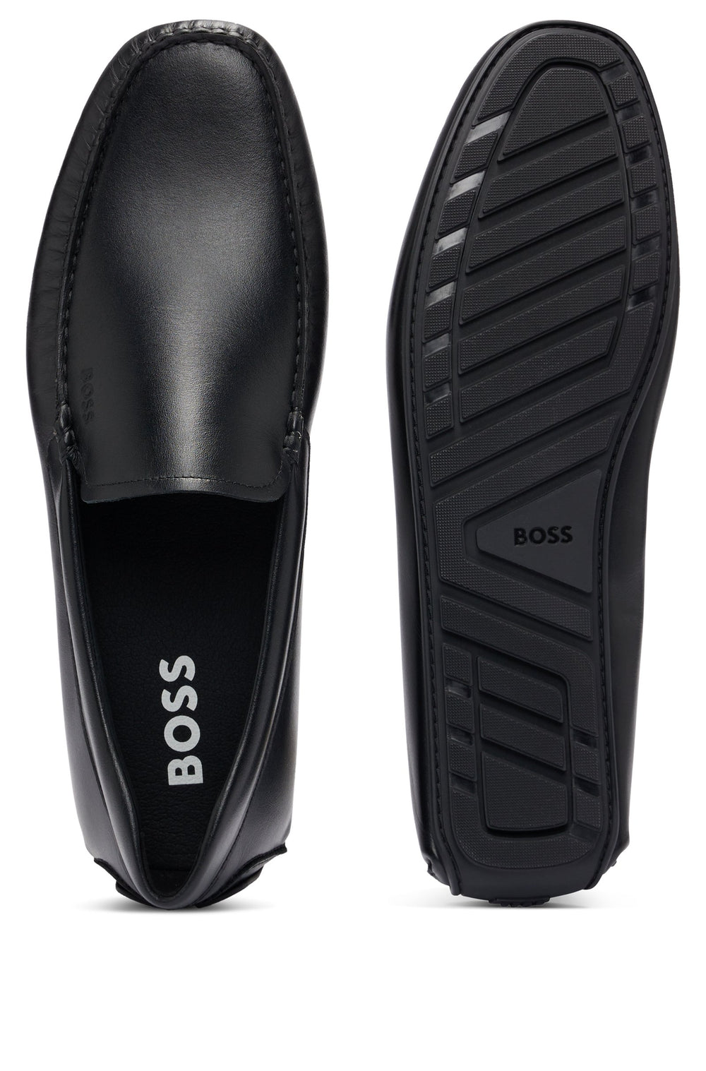 BOSS Standard Sole Formal Shoes in Leather - NOEL_MOCC_LTPL 10258293 01-50517134- Concorde Fashion#color_black-001