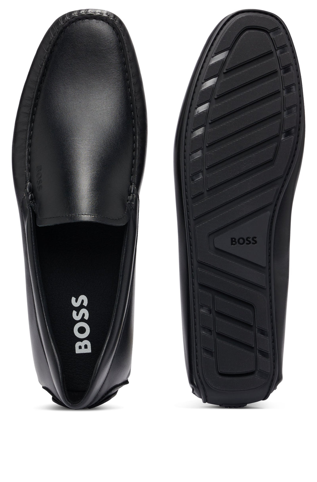 BOSS Standard Sole Formal Shoes in Leather - NOEL_MOCC_LTPL 10258293 01-50517134- Concorde Fashion#color_black-001