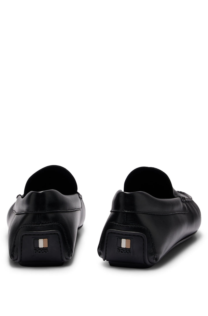 BOSS Standard Sole Formal Shoes in Leather - NOEL_MOCC_LTPL 10258293 01-50517134- Concorde Fashion#color_black-001