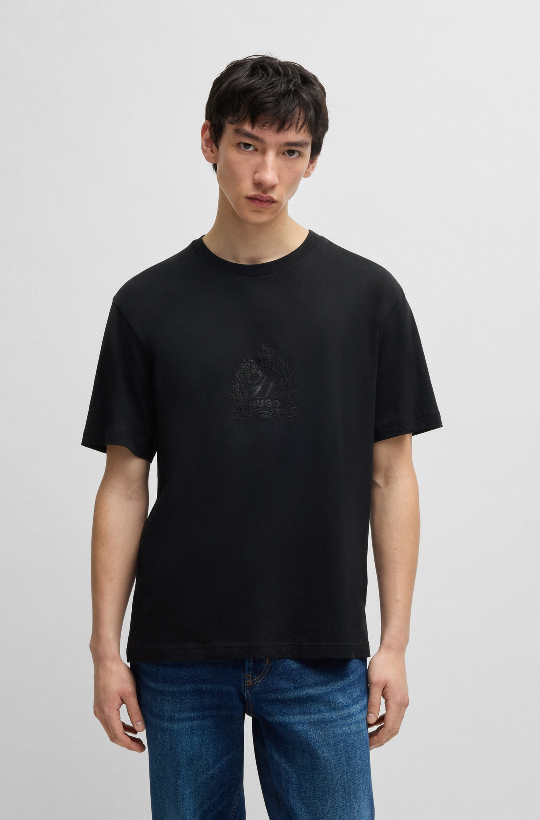 HUGO T-Shirts Relaxed Fit - DAMINOR 50538246- Concorde Fashion#color_black-001