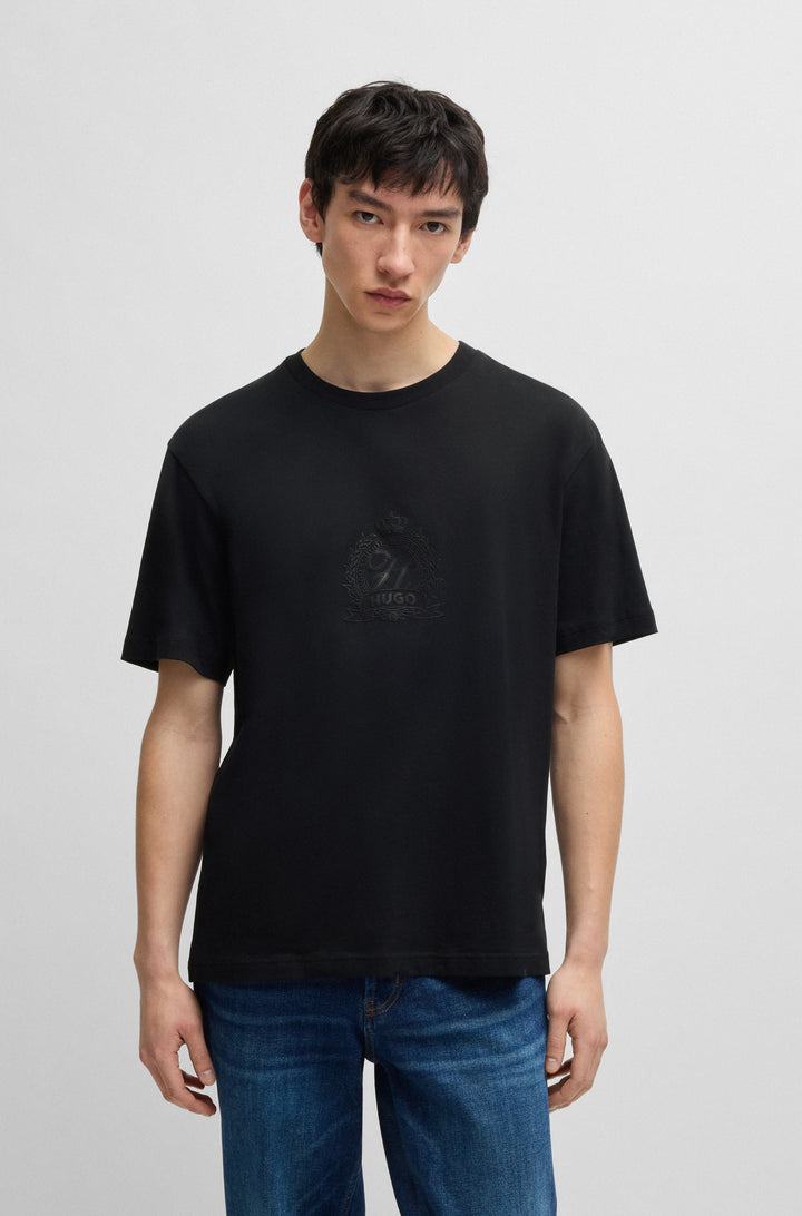 HUGO T-Shirts Relaxed Fit - DAMINOR 50538246- Concorde Fashion#color_black-001