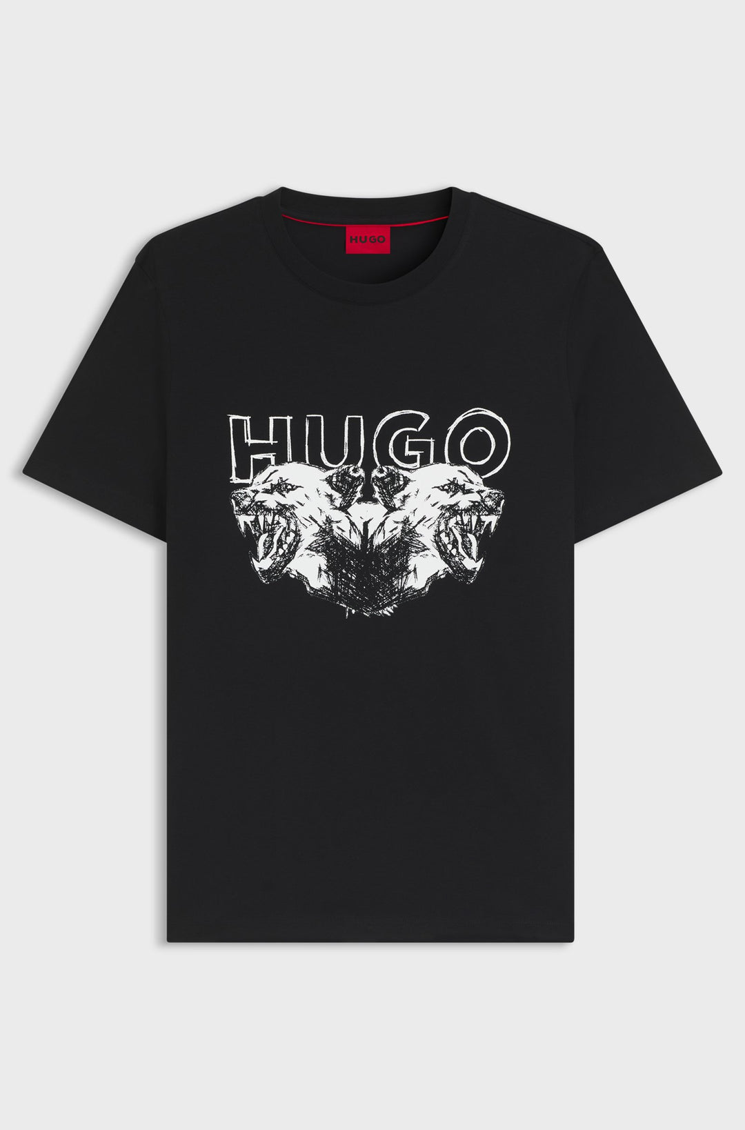 HUGO T-Shirts Regular Fit - DURRO 50538257- Concorde Fashion#color_black-001