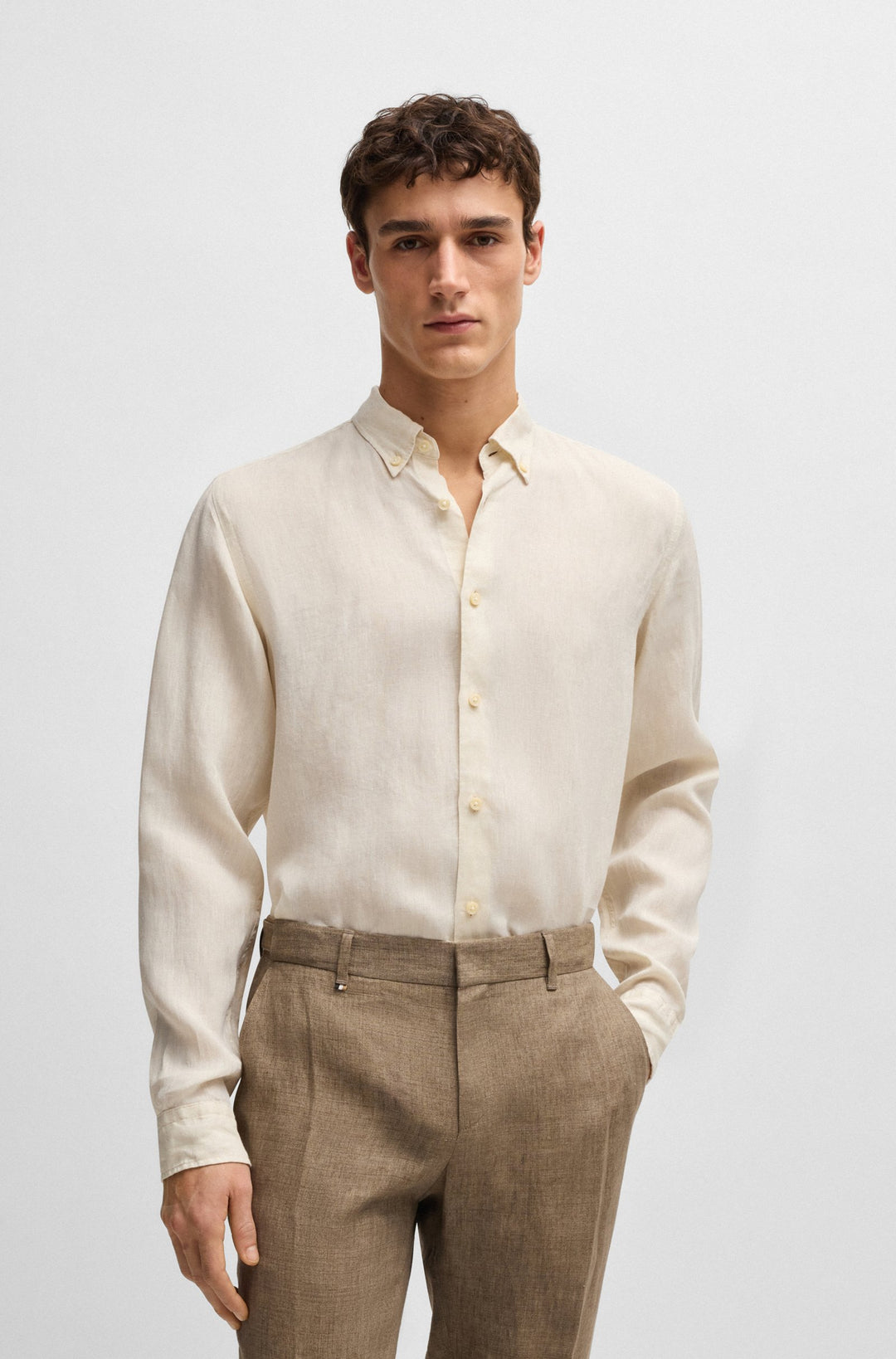 BOSS Casual Shirts Regular Fit - C-LIAM-S-BD-C1-243 50529137- Concorde Fashion#color_white-131