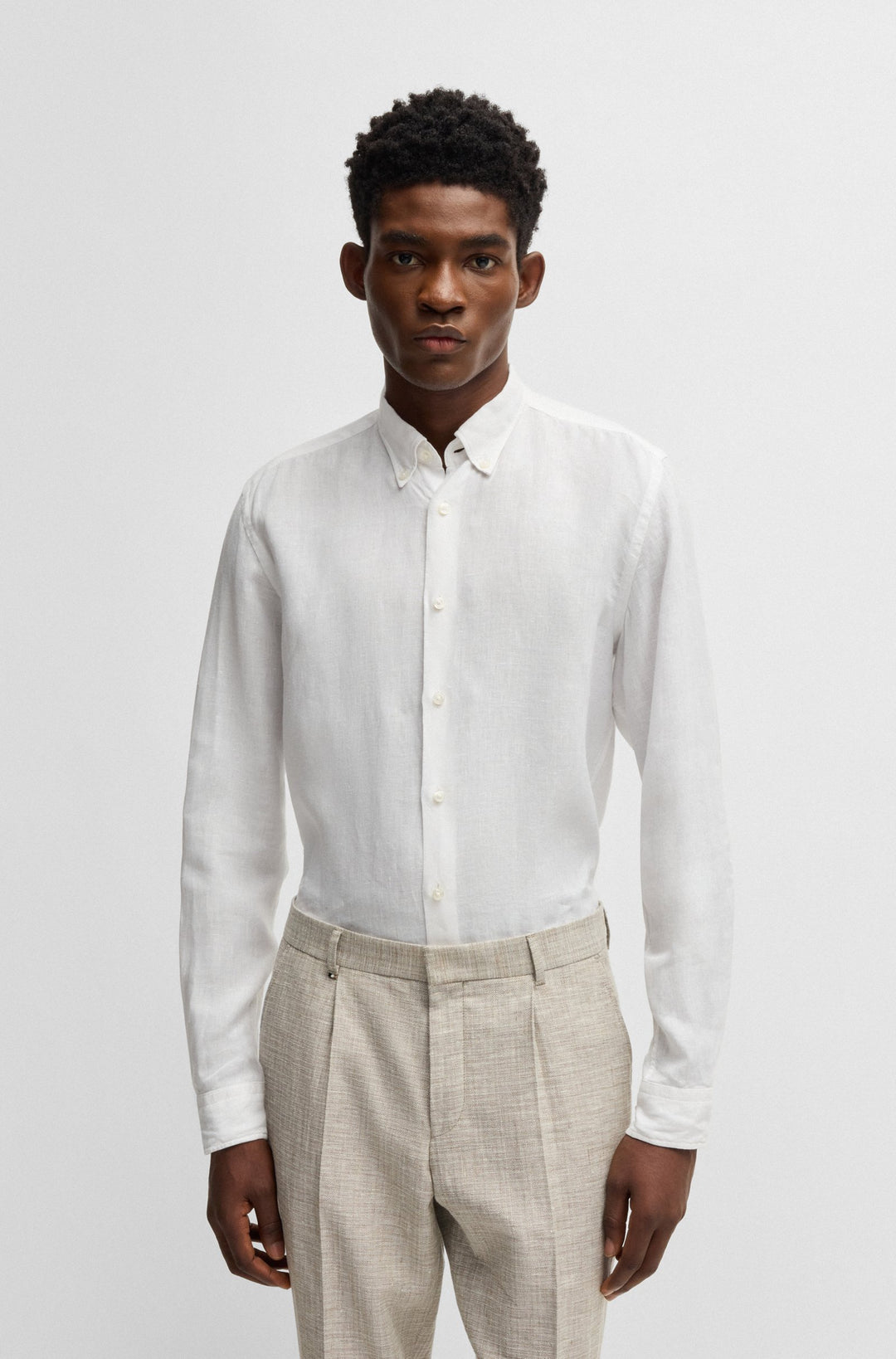 BOSS Casual Shirts Regular Fit - C-LIAM-S-BD-C1-243 50529137- Concorde Fashion#color_white-100