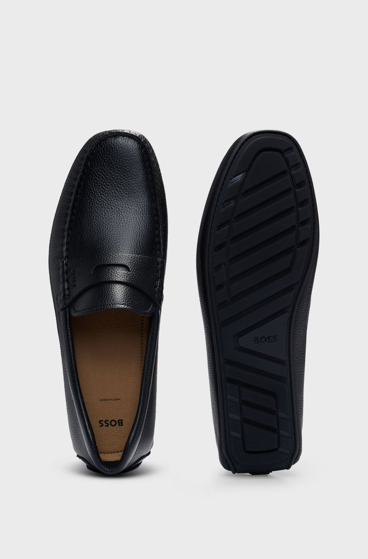 BOSS Casual Shoes Standard Sole in Leather - NOEL_MOCC_TB 10258377 01-50523026- Concorde Fashion#color_black-001