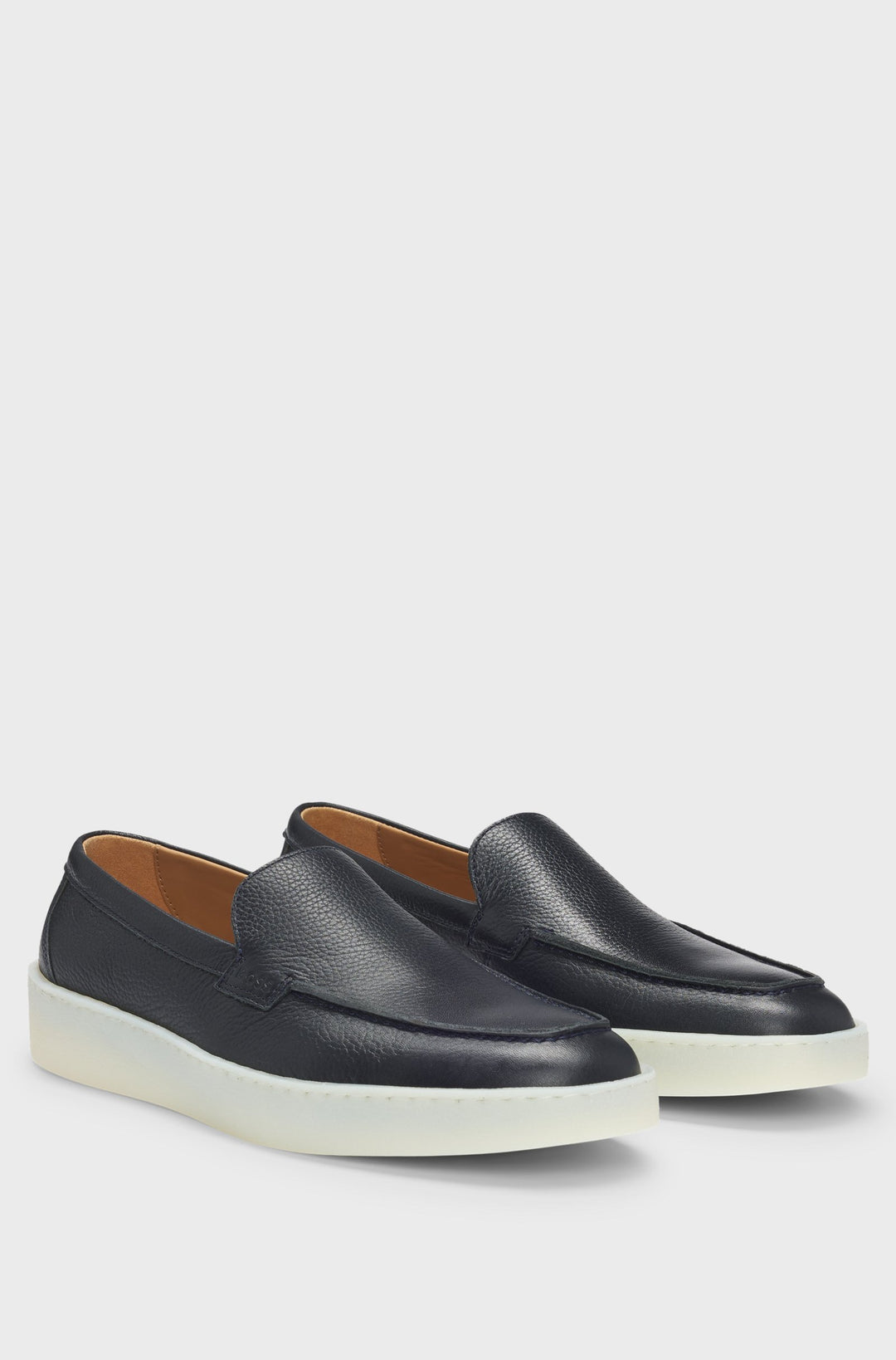 BOSS Casual Shoes Standard Sole in Leather - CLAY_LOAF_TB 10258377 01-50523929- Concorde Fashion#color_navy-401