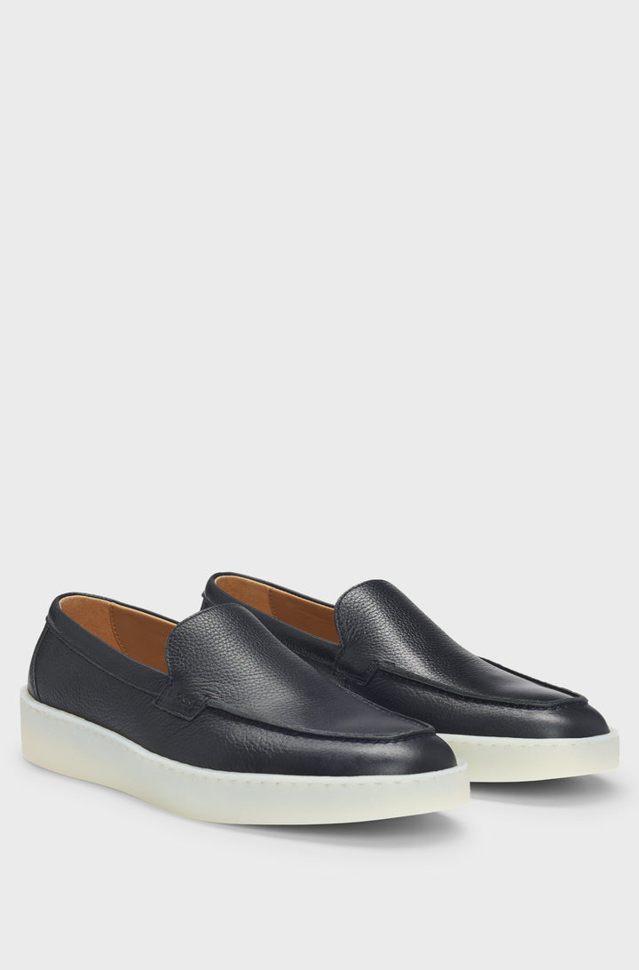 BOSS Casual Shoes Standard Sole in Leather - CLAY_LOAF_TB 10258377 01-50523929- Concorde Fashion#color_navy-401