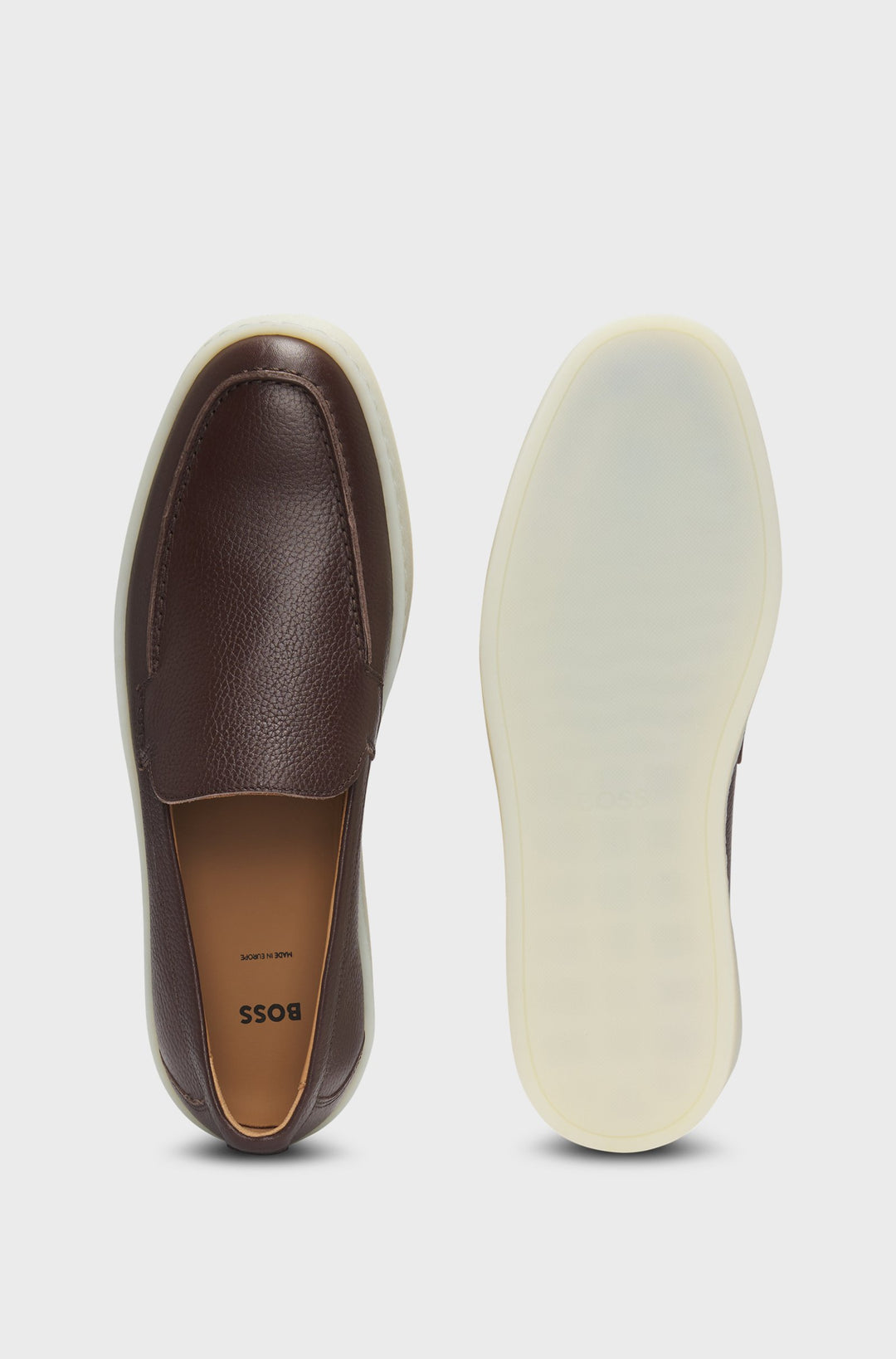 BOSS Casual Shoes Standard Sole in Leather - CLAY_LOAF_TB 10258377 01-50523929- Concorde Fashion#color_brown-206