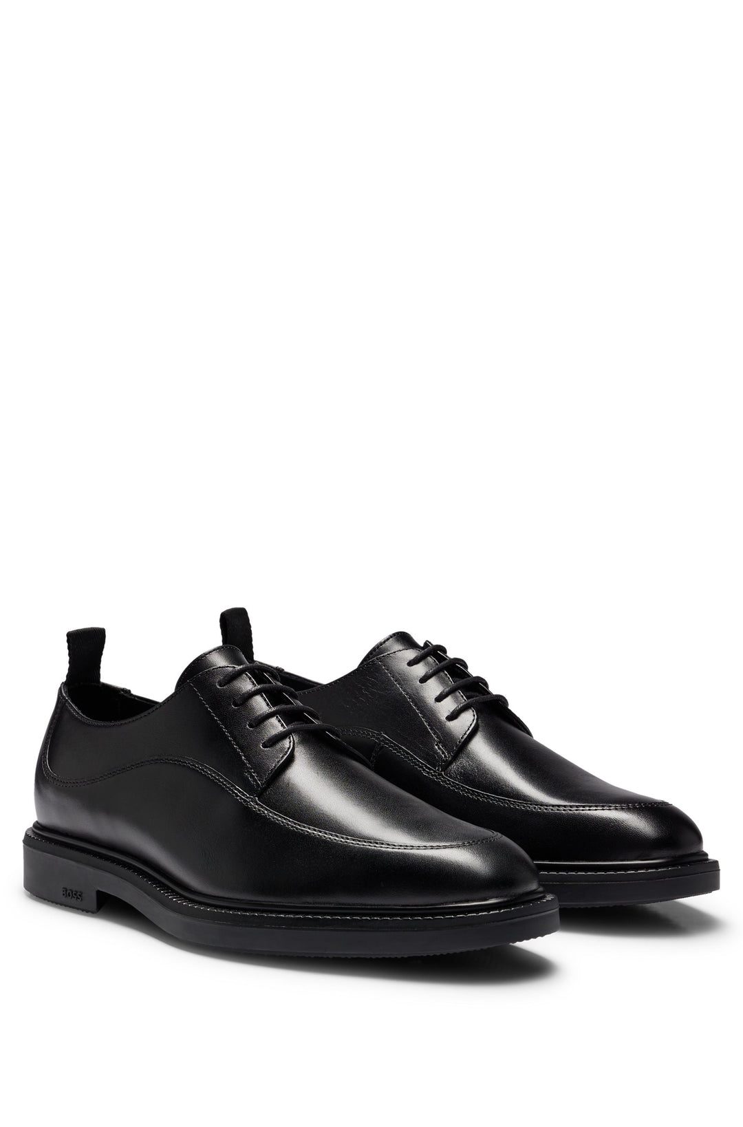 BOSS Standard Sole Formal Shoes in Leather - LARRY_DERB_STLT 10258412 01-50511939- Concorde Fashion#color_black-001