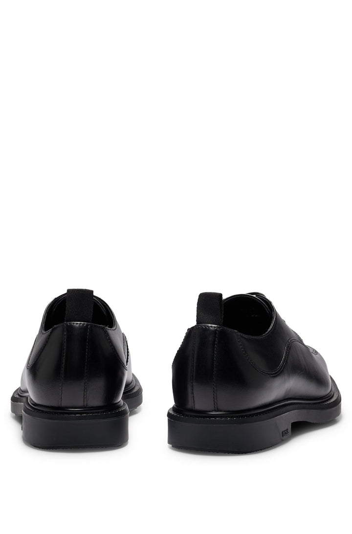 BOSS Standard Sole Formal Shoes in Leather - LARRY_DERB_STLT 10258412 01-50511939- Concorde Fashion#color_black-001