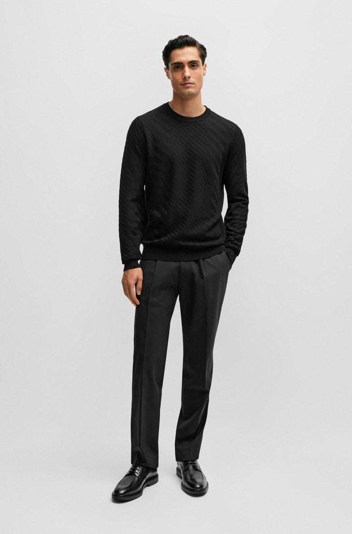 BOSS Standard Sole Formal Shoes in Leather - LARRY_DERB_STLT 10258412 01-50511939- Concorde Fashion#color_black-001