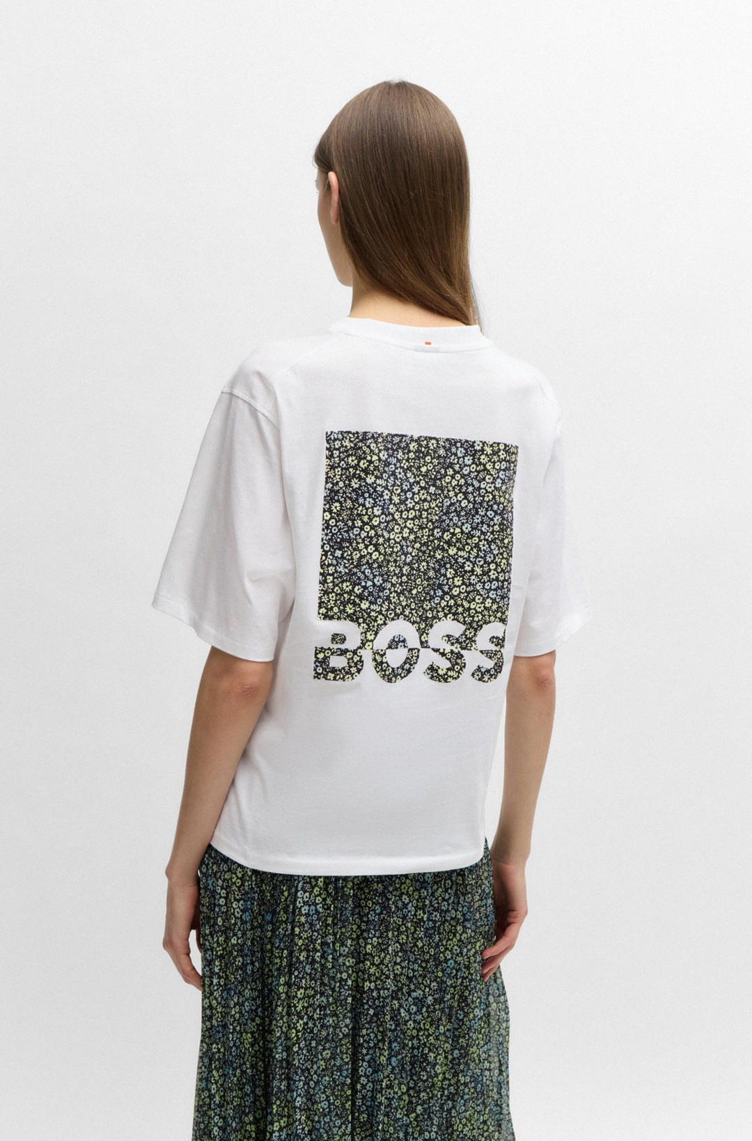 BOSS Regular Fit T-Shirts in Cotton - C_ENIS_1 10258420 01-50514980- Concorde Fashion#color_white-100