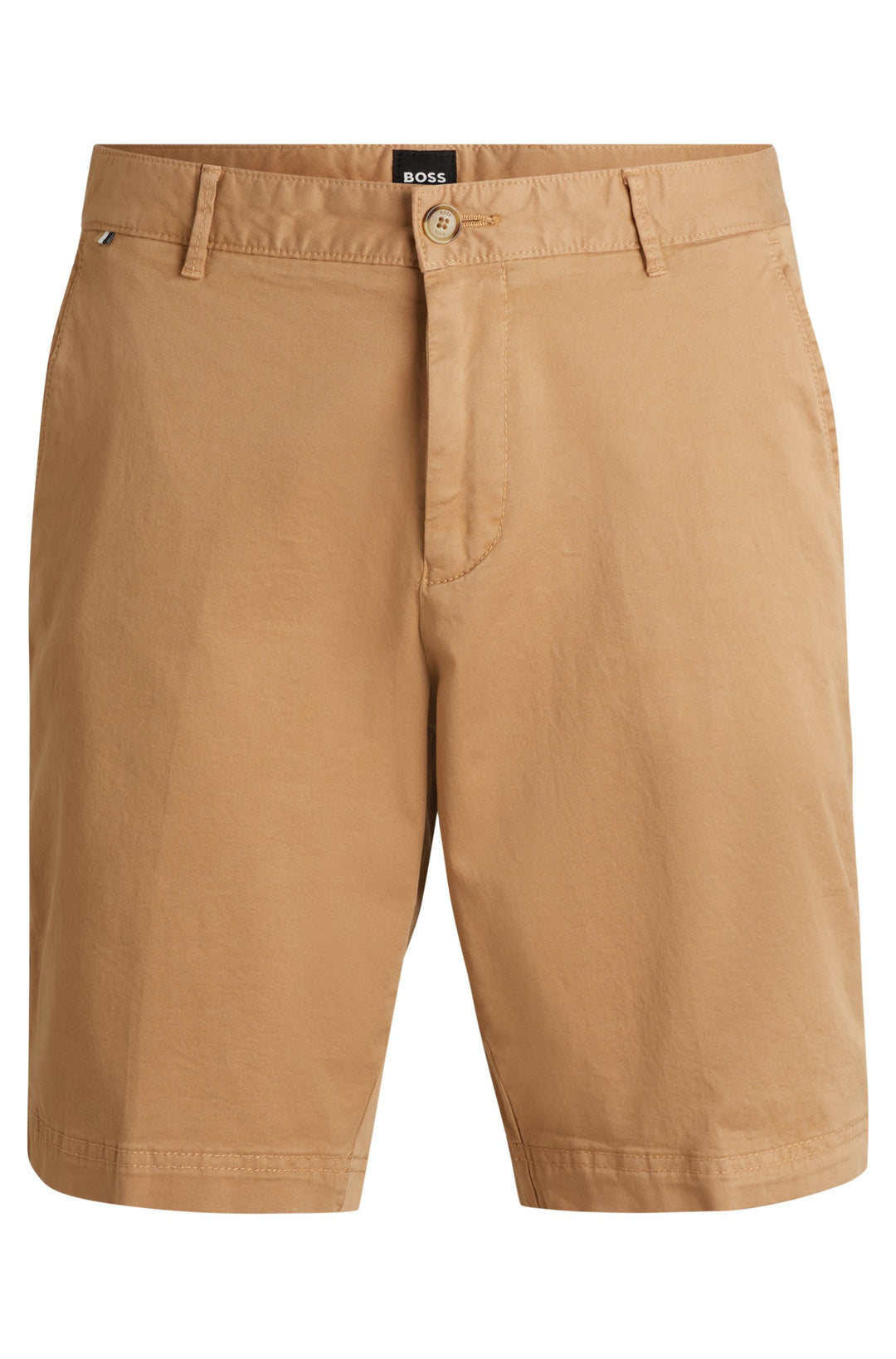 BOSS Slim Fit Shorts in Cotton Mix - SLICE-SHORT 10258498 01-50512524- Concorde Fashion#color_beige-260