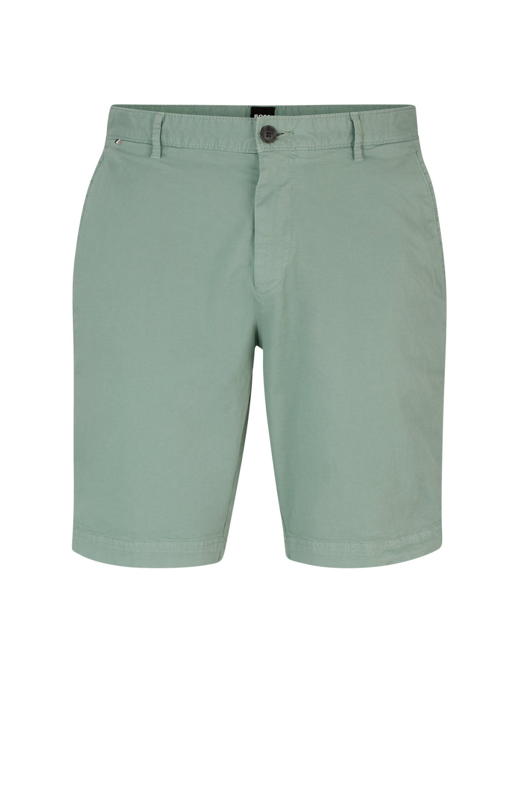 BOSS Slim Fit Shorts in Cotton Mix - SLICE-SHORT 10258498 01-50512524- Concorde Fashion#color_green-373