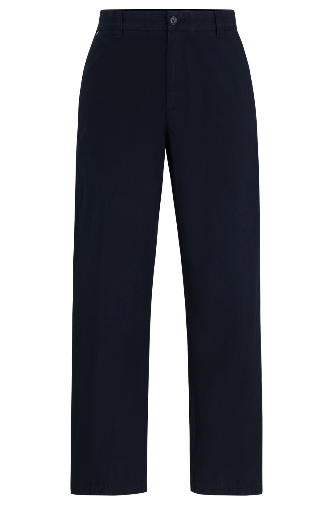 BOSS Relaxed Fit Trousers in Cotton Mix - KEAMON 10258513 01-50514199- Concorde Fashion#color_navy-404