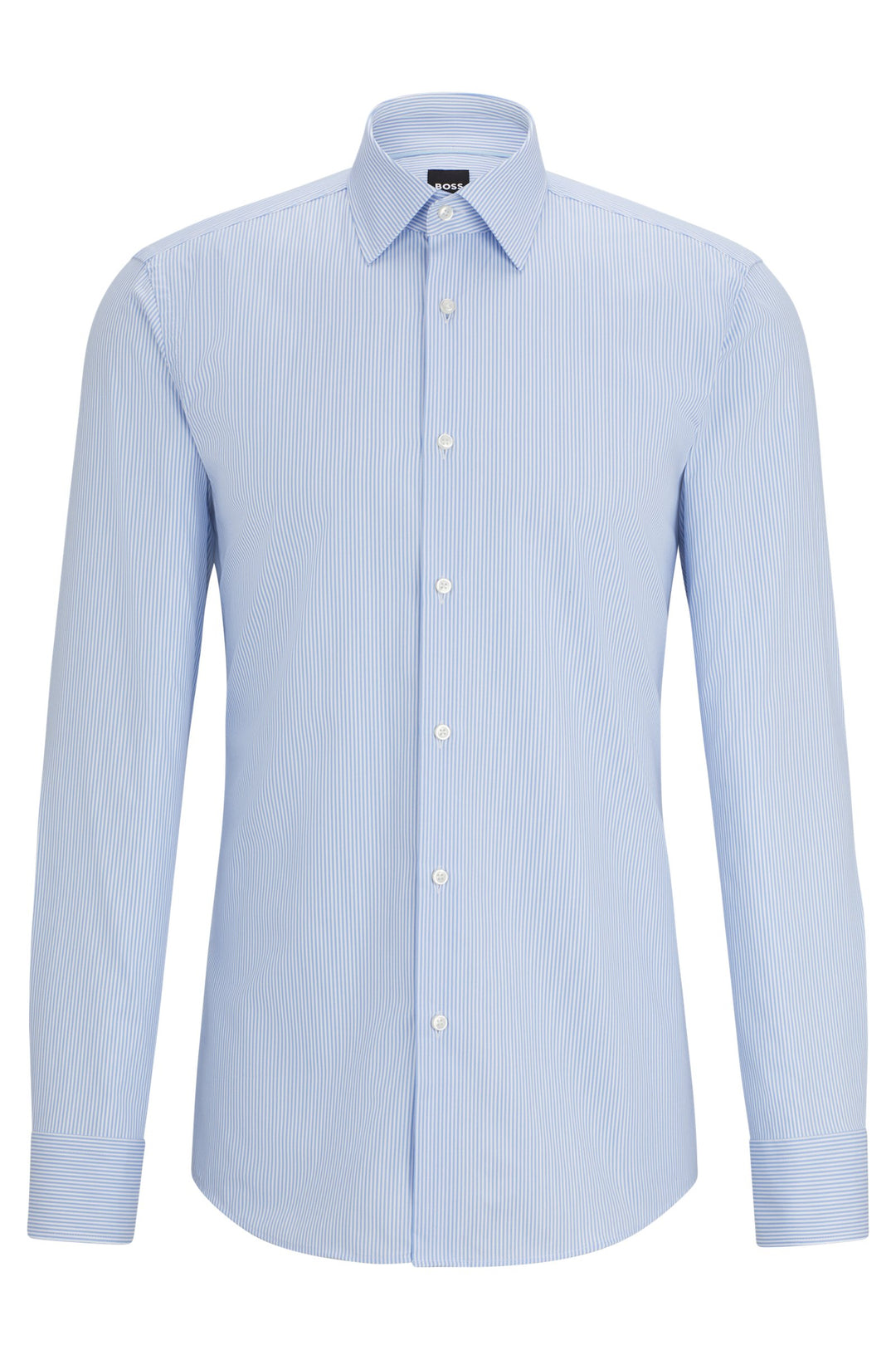 BOSS Slim Fit Formal Shirt in Cotton - H-HANK-KENT-C1-214 10258946 01-50512935- Concorde Fashion#color_blue-450
