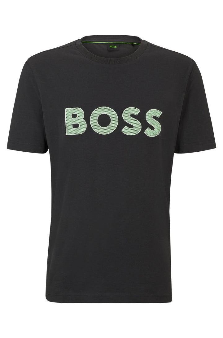 BOSS Regular Fit T-Shirts in Cotton - TEE 1 10258989 01-50512866- Concorde Fashion#color_charcoal-016