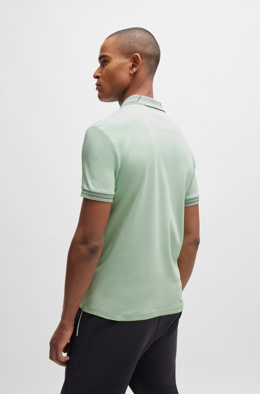 BOSS Slim Fit Polos in Cotton - PAULE 1 10259002 01-50512892- Concorde Fashion#color_green-388