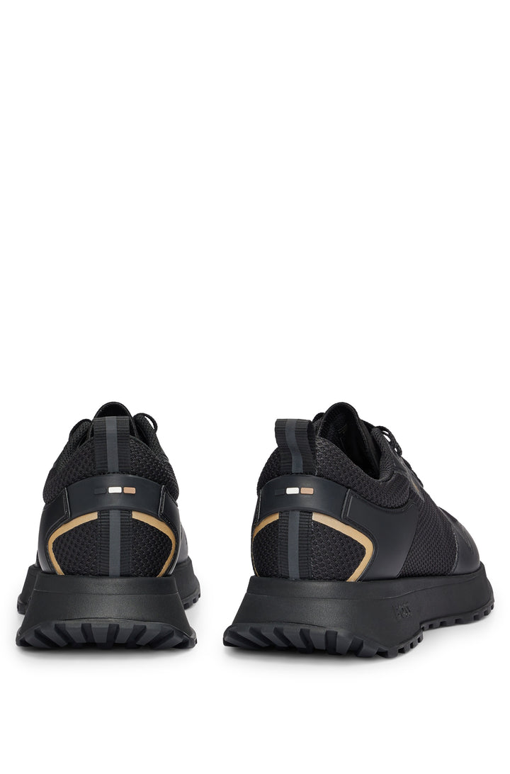 BOSS Sneakers  in Polyester - JONAH_RUNN_METH 10259130 01-50513195- Concorde Fashion#color_black-007