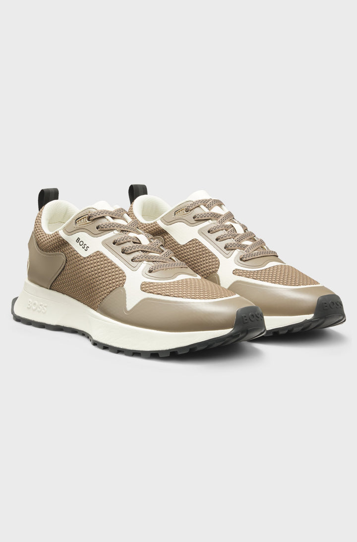 BOSS Sneakers  in Polyester - JONAH_RUNN_METH 10259130 01-50513195- Concorde Fashion#color_beige-257