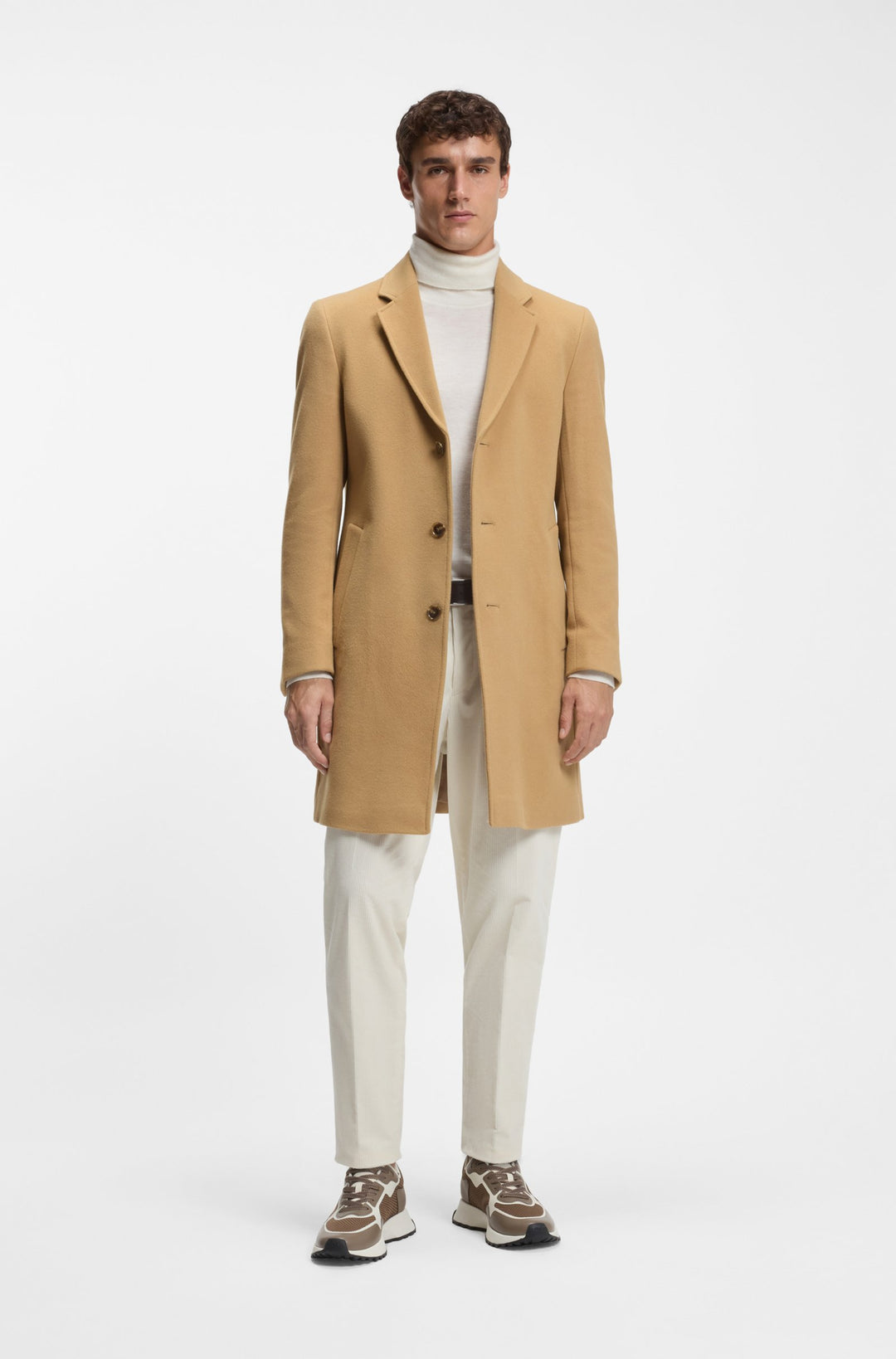 BOSS Sneakers  in Polyester - JONAH_RUNN_METH 10259130 01-50513195- Concorde Fashion#color_beige-257