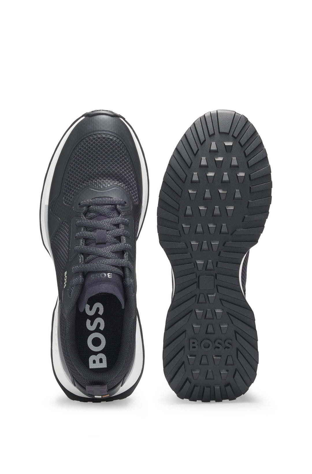 BOSS Sneakers  in Polyester - JONAH_RUNN_METH 10259130 01-50513195- Concorde Fashion#color_navy-406