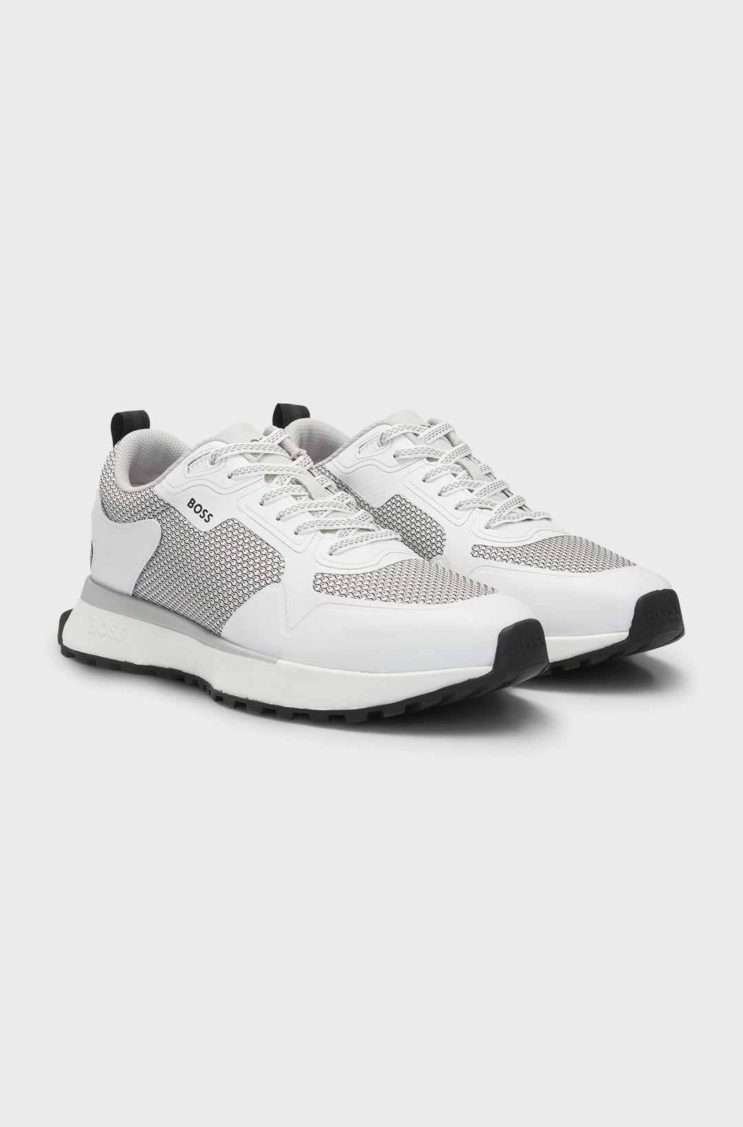BOSS Sneakers  in Polyester - JONAH_RUNN_METH 10259130 01-50513195- Concorde Fashion#color_white-120