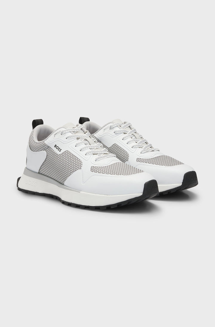 BOSS Sneakers  in Polyester - JONAH_RUNN_METH 10259130 01-50513195- Concorde Fashion#color_white-120