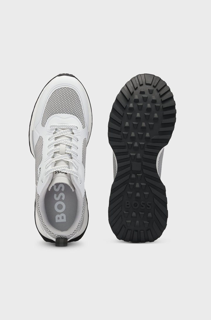 BOSS Sneakers  in Polyester - JONAH_RUNN_METH 10259130 01-50513195- Concorde Fashion#color_white-120