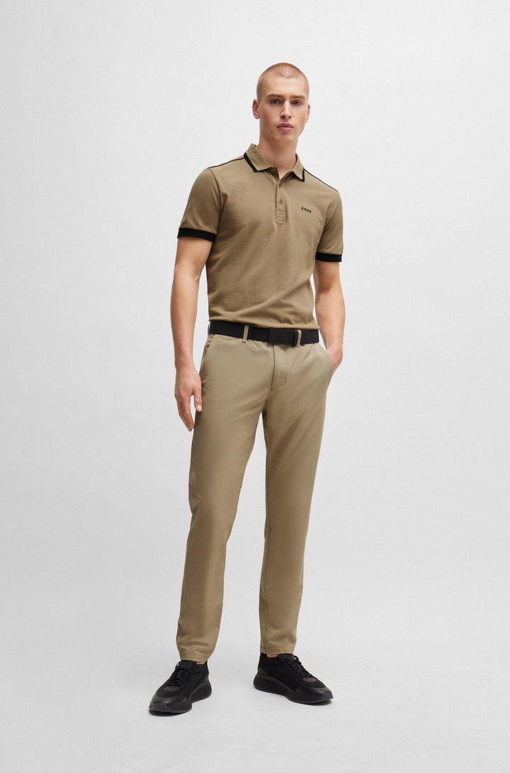 BOSS Regular Fit Polos in Cotton - PADDY 1 10259156 01-50512995- Concorde Fashion#color_green-334