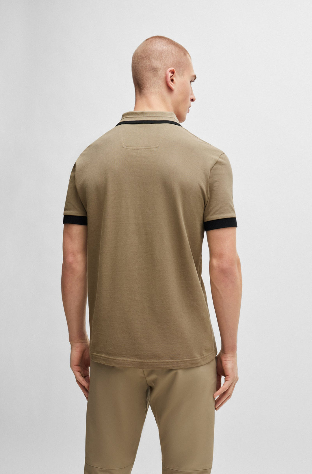 BOSS Regular Fit Polos in Cotton - PADDY 1 10259156 01-50512995- Concorde Fashion#color_green-334