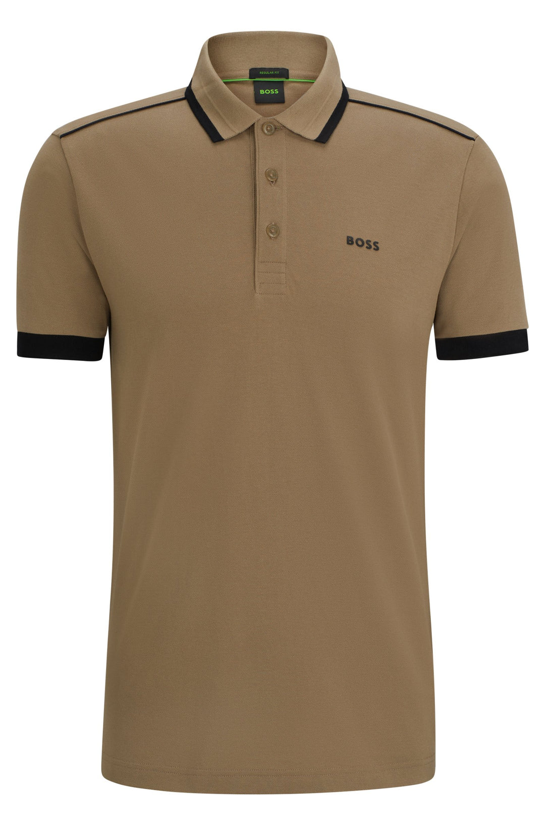 BOSS Regular Fit Polos in Cotton - PADDY 1 10259156 01-50512995- Concorde Fashion#color_green-334